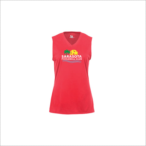 2021 Sarasota Pickleball Club Ladies Performance Sleeveless Tank