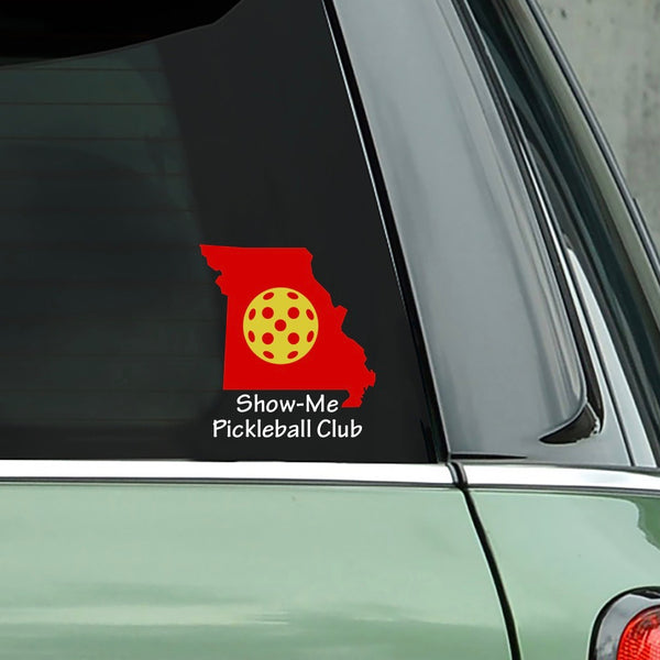 Show-Me Pickleball Club Missouri Pickleball Decal - Bumper Sticker