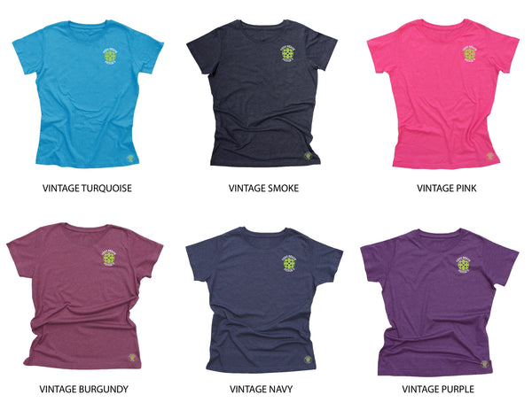 Vero Beach, FL - Pickleball University Club Ladies Cotton Blend T-Shirt
