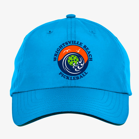 Wrightsville Beach Pickleball Embroidered Performance Dri-Fit Hat by Pickleball Xtra