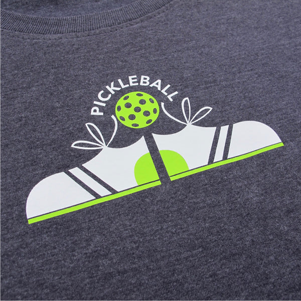 Sneakers Pickleball Women's T-Shirt - Vintage Casual Cotton Blend