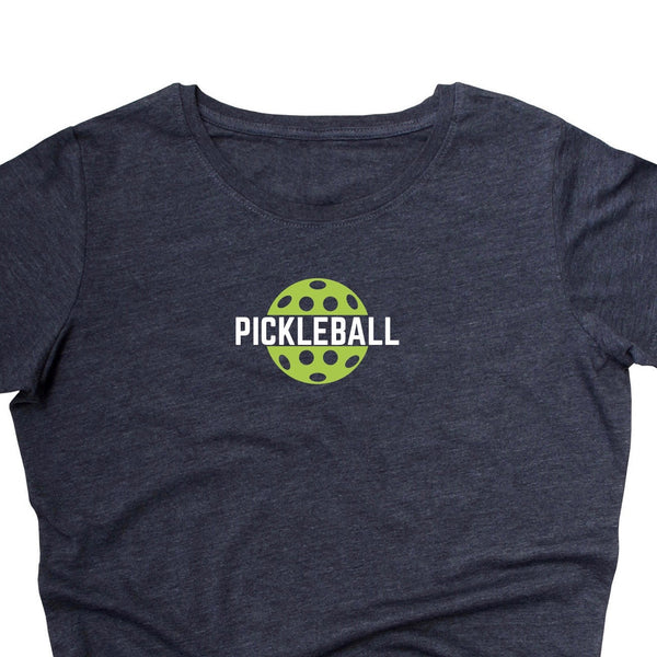 Classic Pickleball Ladies T-Shirt - Vintage Casual Cotton Blend