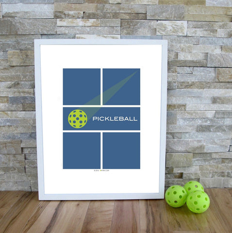 Pickleball Art Print - Pickleball Poster