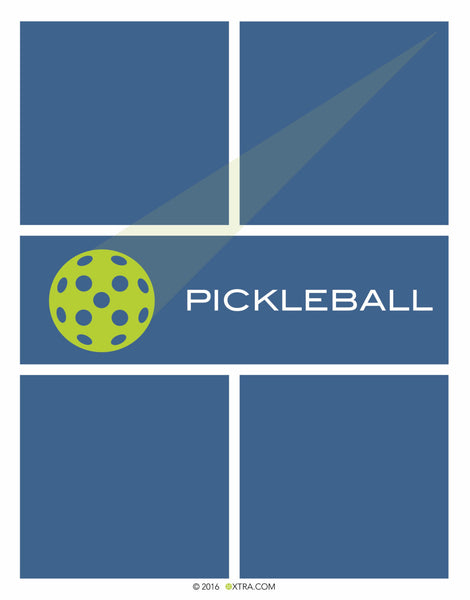 Pickleball Art Print - Pickleball Poster