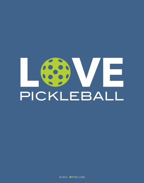 Love Pickleball Art Print - The Love Pickleball Poster