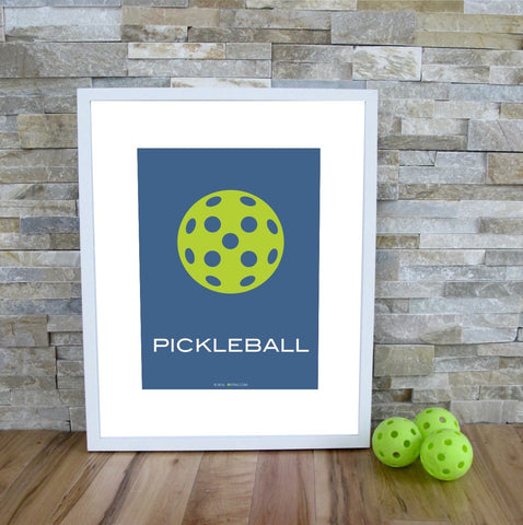 Pickleball Digital Print - Pickleball Poster