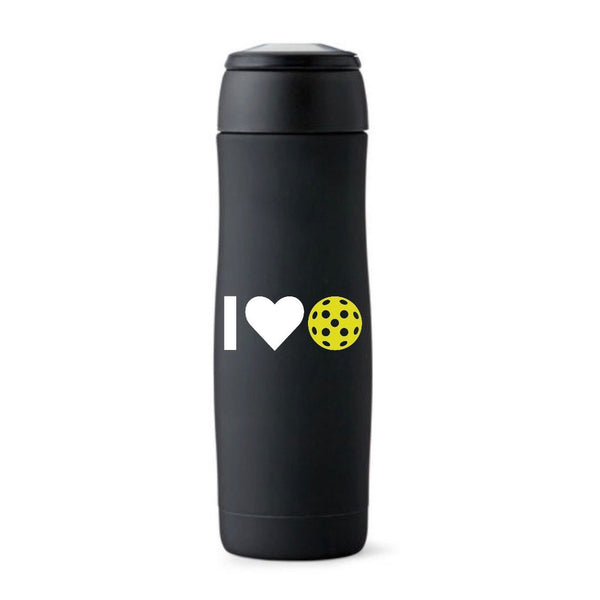 I Heart Pickleball Decal for your Yeti/Camelbak Water Bottle - Water Bottle Pickleball Decal
