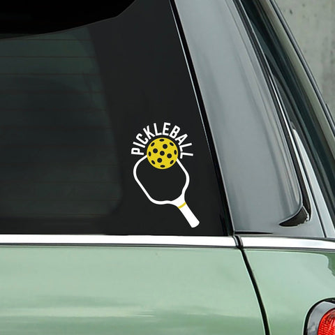 Pickleball Paddle Decal - Bumper Sticker