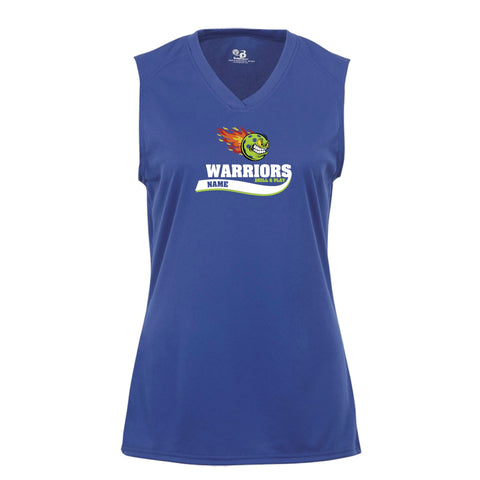 Warriors Ladies Performance Sleeveless Tank