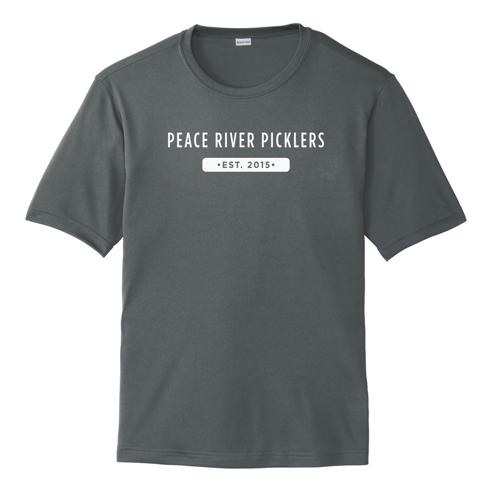Peace River Picklers 2021 Pickleball Men's Performance Short Sleeve Shirt - Design 4