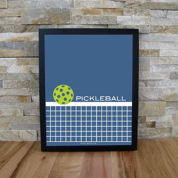 Pickleball Net Art Print - The Love Pickleball Poster