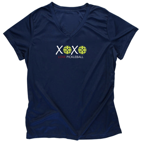 Valentine Pickleball XOXO LOVE Ladies T-Shirt - Performance Dri-Fit