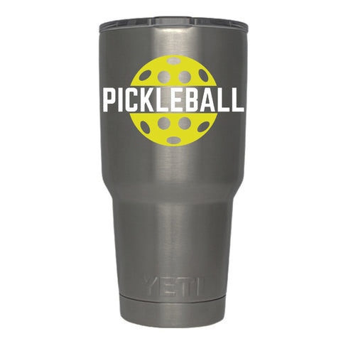 Pickleball Decal for your Yeti/Camelbak Water Bottle - Water Bottle Pickleball Decal