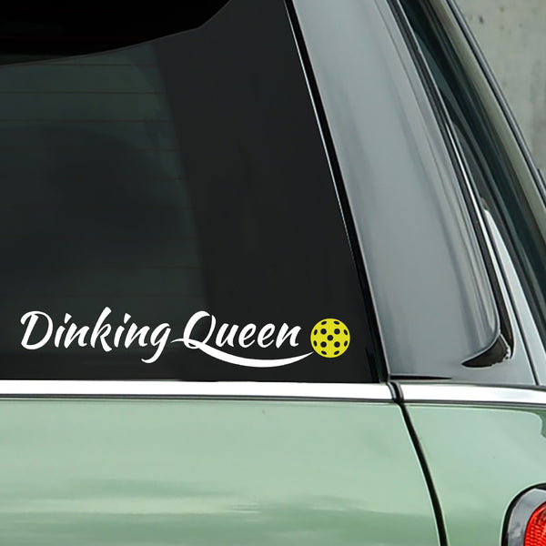Dinking Queen Pickleball Decal - Bumper Sticker