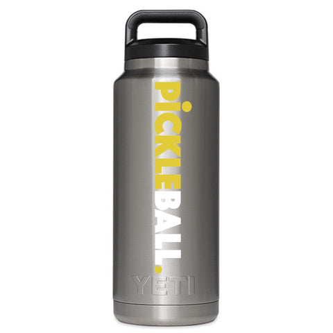 Classic Pickleball Decal for your Yeti / Camelbak Water Bottle - Water Bottle Pickleball Decal