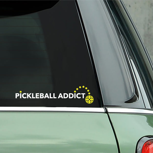 Pickleball Addict Decal - Bumper Sticker