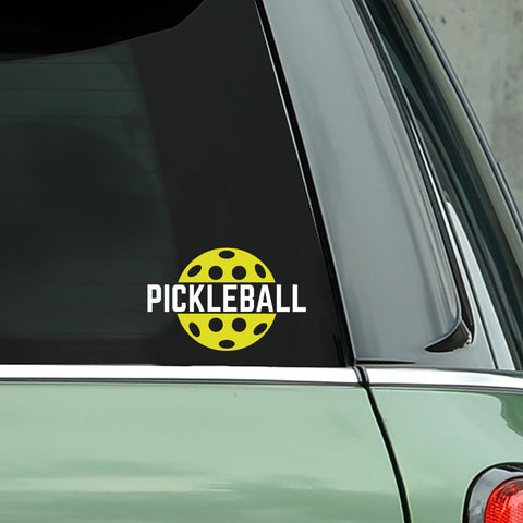 Pickleball Decal - Bumper Sticker