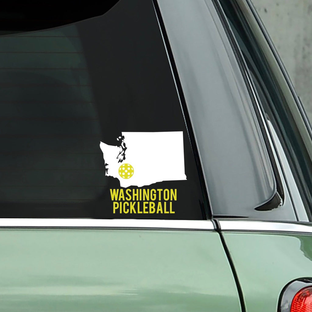 Washington Pickleball Decal - Bumper Sticker -