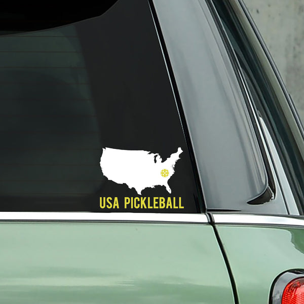 USA Pickleball Decal - Bumper Sticker