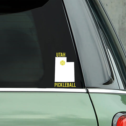 Utah Pickleball Decal - Bumper Sticker