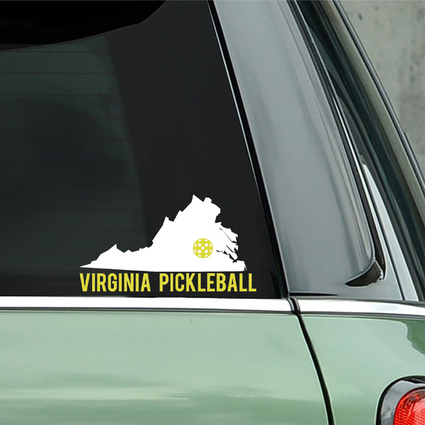 Virginia Pickleball Decal - Bumper Sticker