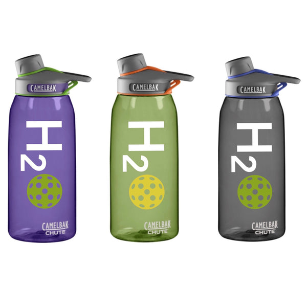 H2O Pickleball Decal for your Yeti/Camelbak Water Bottle - Water Bottle Pickleball Decal