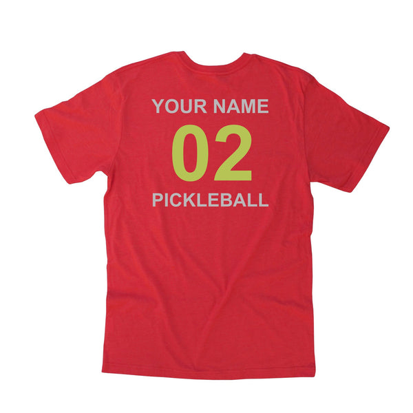 Pickleball Team T-Shirt Mens - Personalized pickleball T-shirt - Vintage Casual Cotton Blend