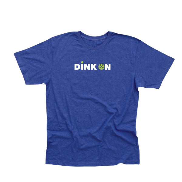 Dink On Mens Pickleball T-Shirt - Vintage Casual Cotton Blend