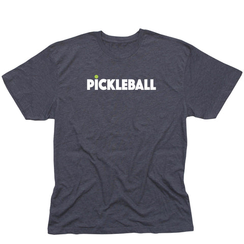 Pickleball Mens T-Shirt - Vintage Casual Cotton Blend