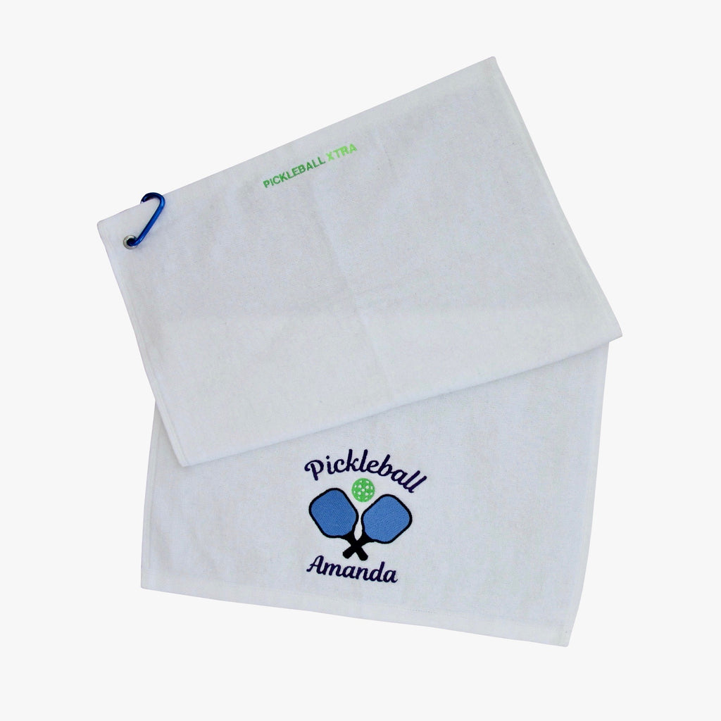 Pickleball Paddle Embroidered Towel