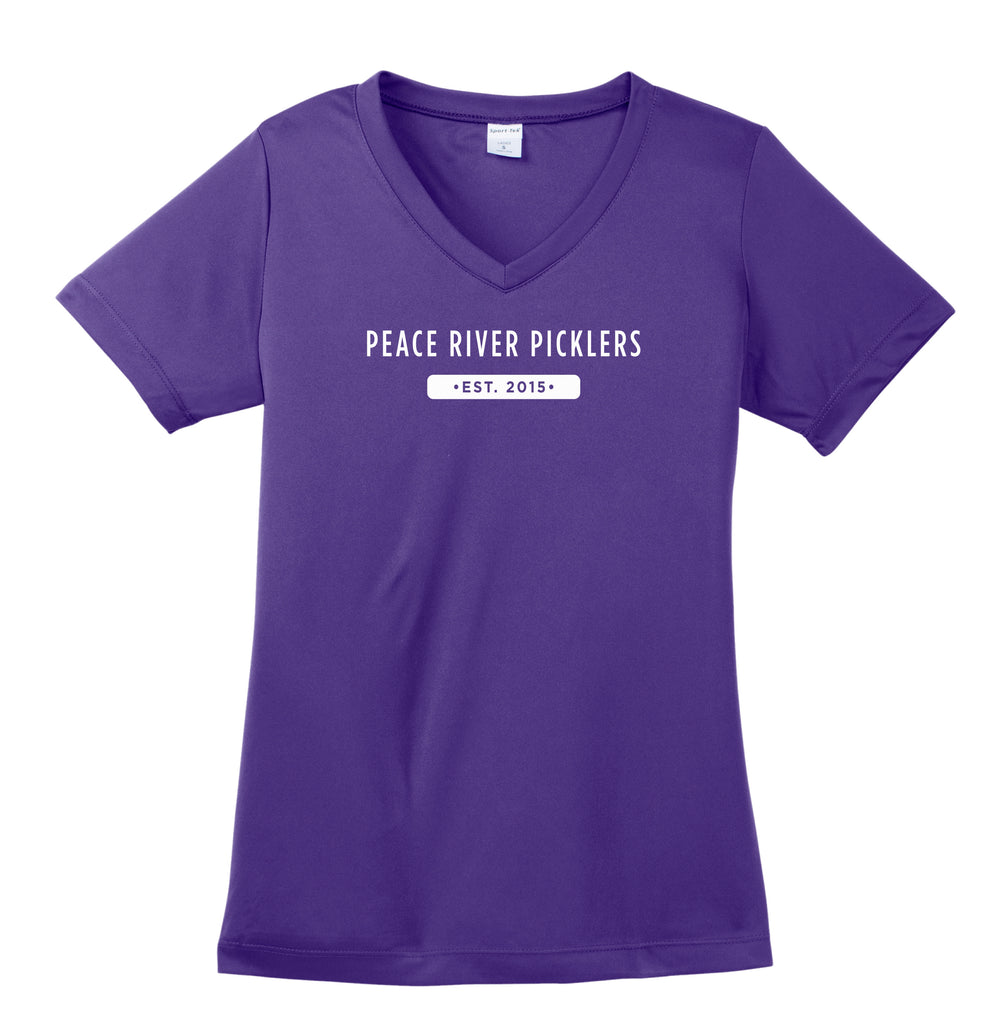 Peace River Picklers 2021  Pickleball Ladies Performance Short Sleeve Shirt - Design 4